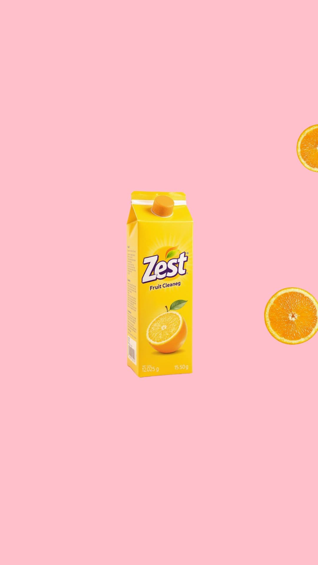 Clean Animated Orange Product Video