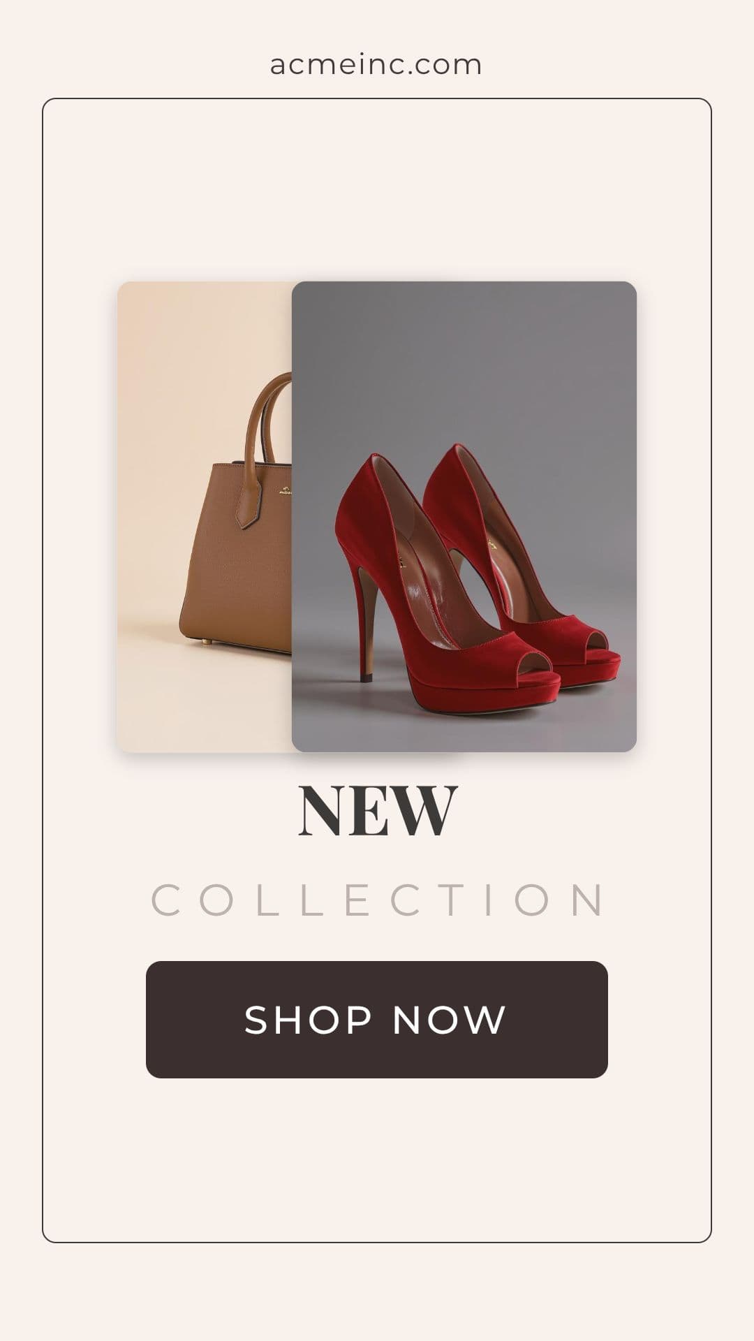 Fashion Collection Promo Video with Carousel