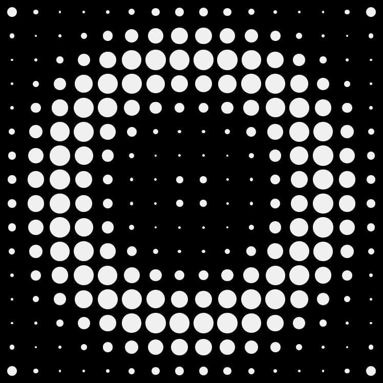 Pulsing circle grid animation