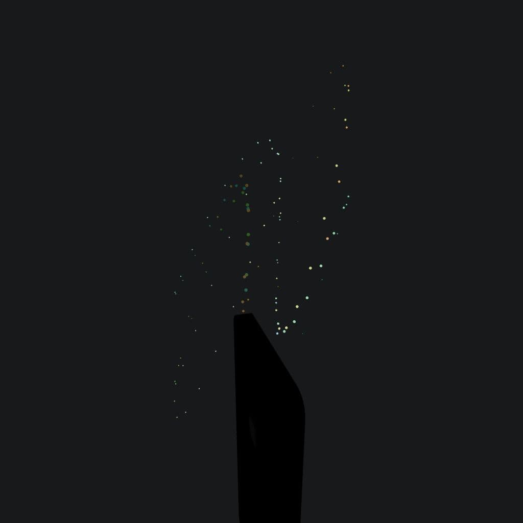 Abstract shader animation